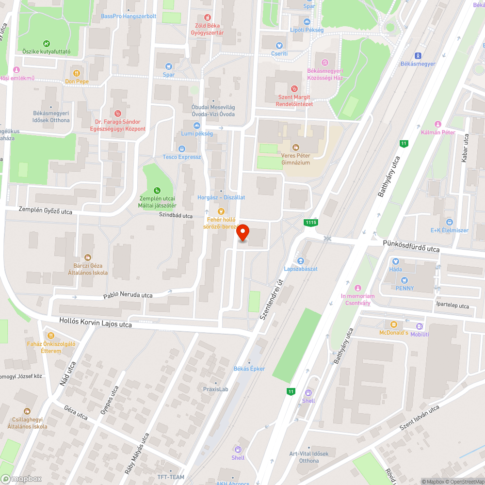 Gyalogátkelő a nagy sártengerbe bejelentés helye