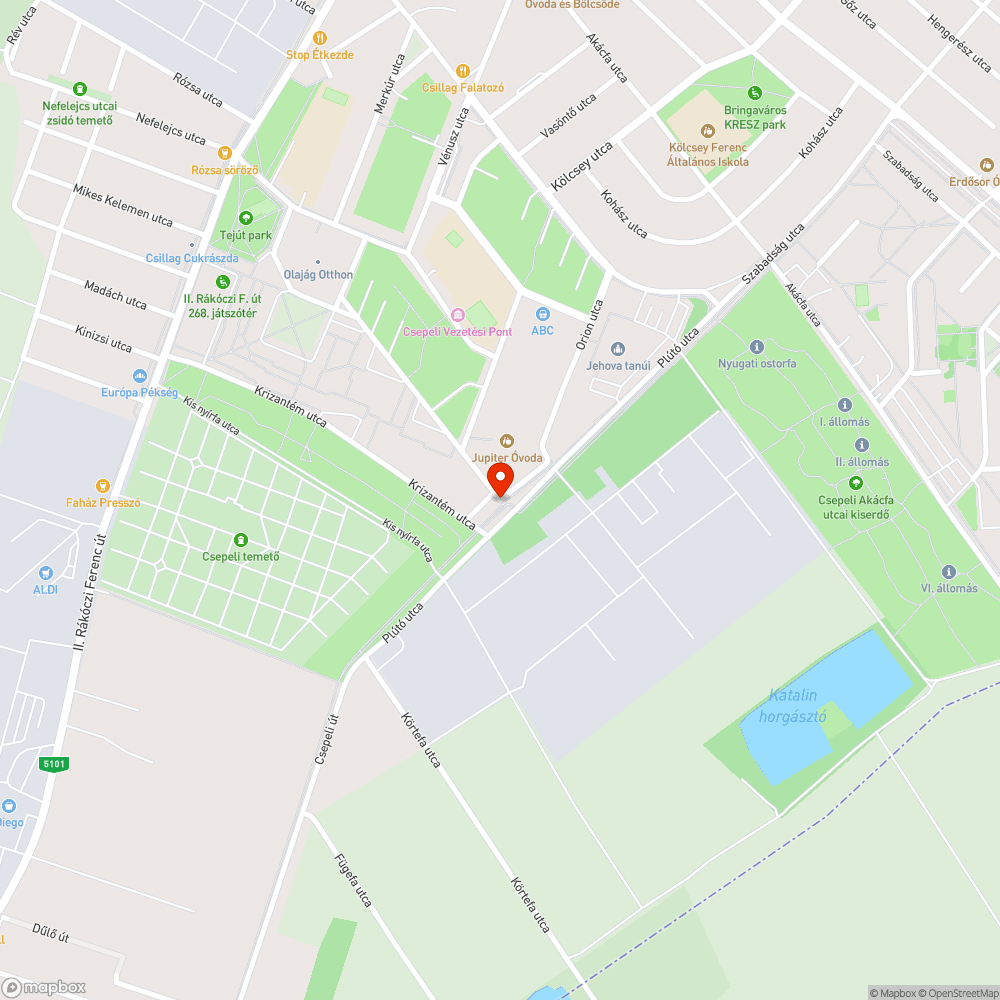 Összefirkált zajvédő fal Csepelen bejelentés helye