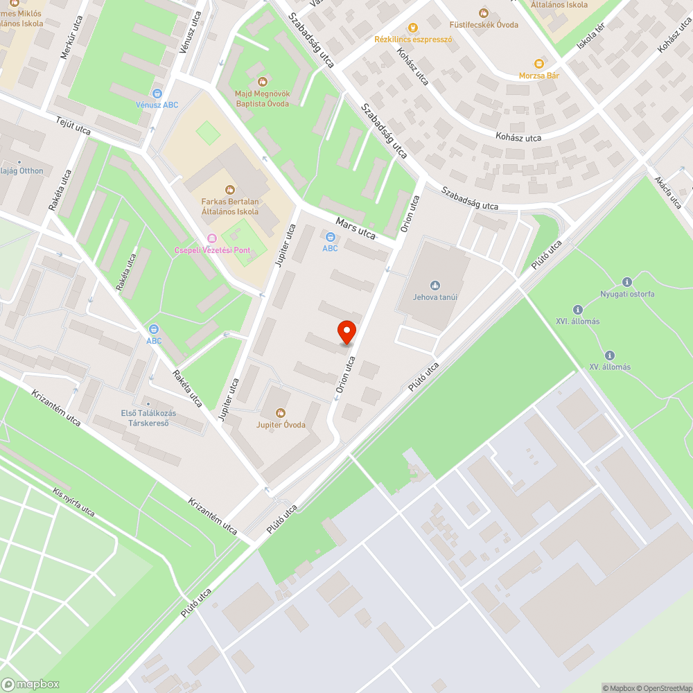 Letakart autó Csepelen bejelentés helye