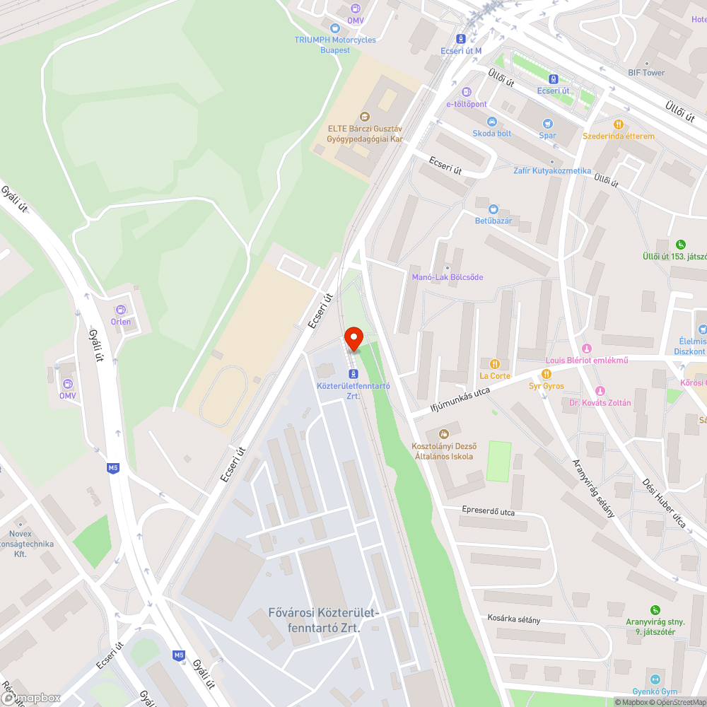 Firka bejelentés helye