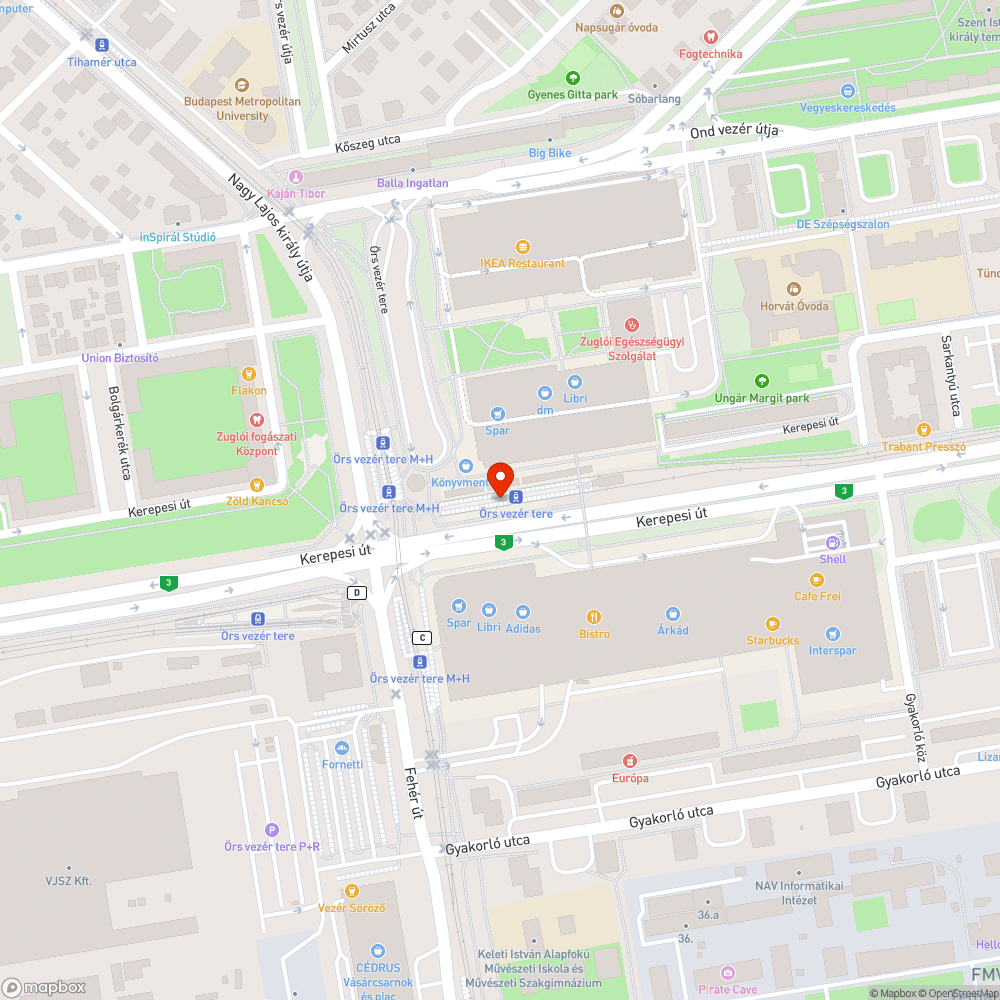 Szabálytalan parkolás bejelentés helye