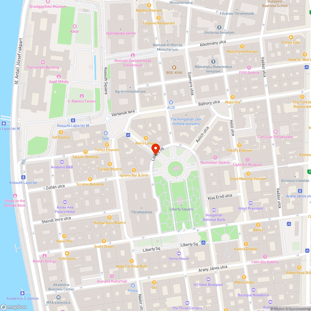 Hiányzó gyalogátkelőhelyek I. bejelentés helye