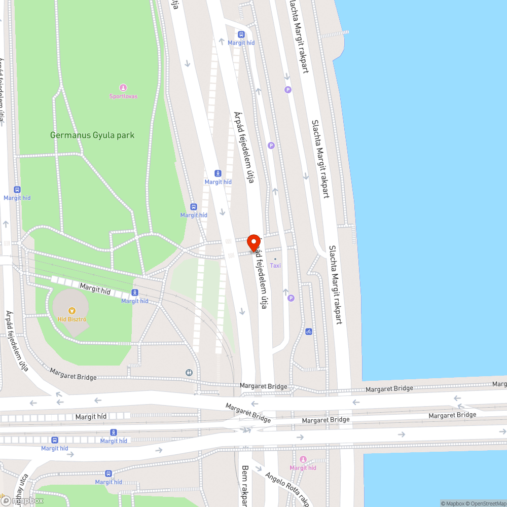 Szemét a Margit hídnál Budán bejelentés helye