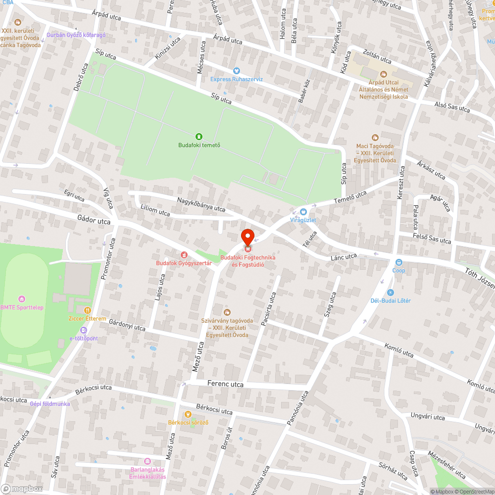 Elhagyott Citroën a Mező utcán bejelentés helye