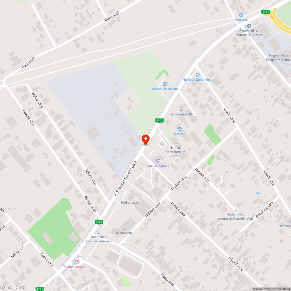 Hiányzó megállónév tábla | Lacházi Fogadó | bejelentés helye