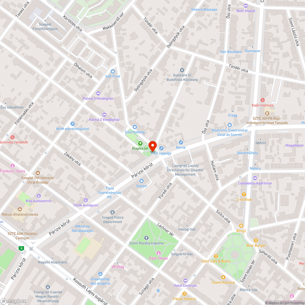 Elhanyagolt telefonfülke bejelentés helye