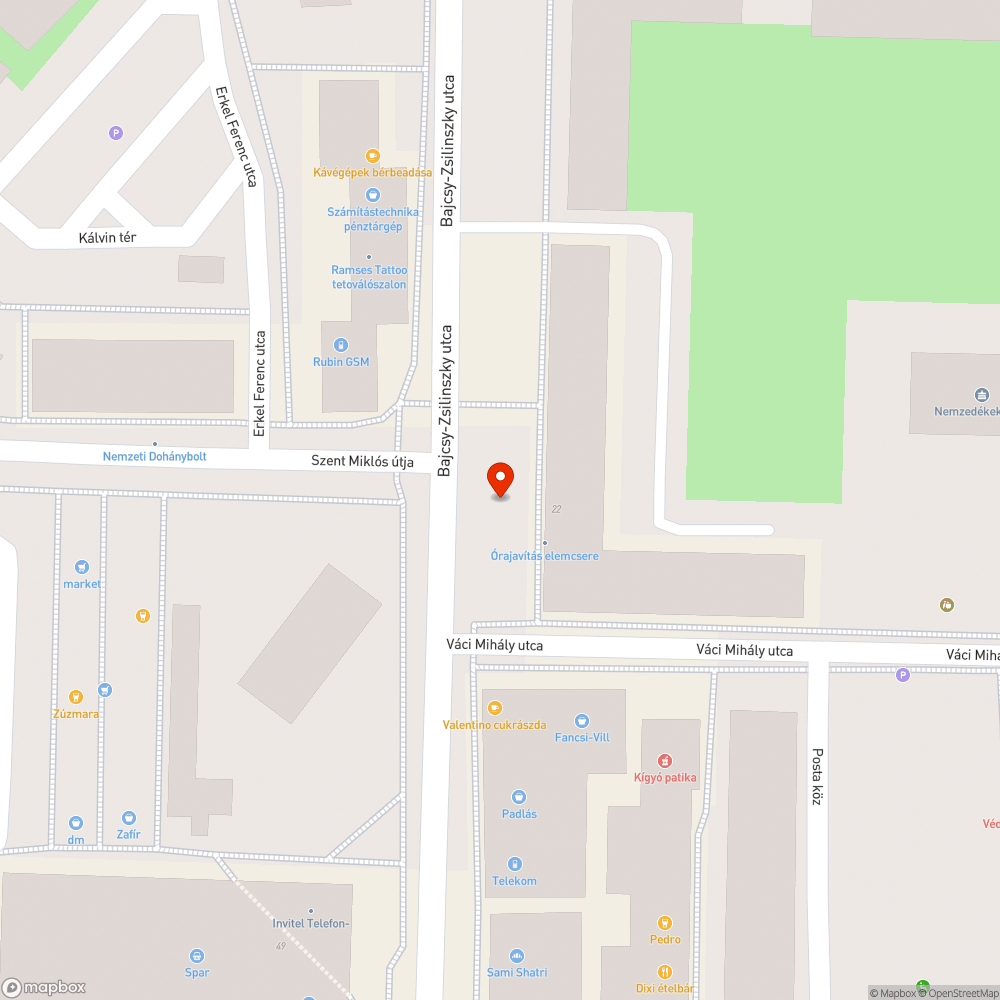 Matricás, graffitis postaláda bejelentés helye