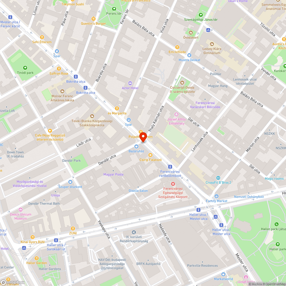 Új gyalogátkelő bejelentés helye