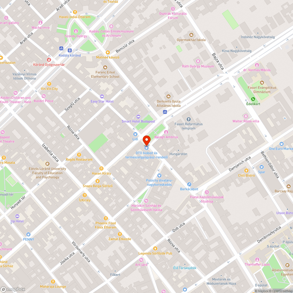 Kiszakadt pad bejelentés helye