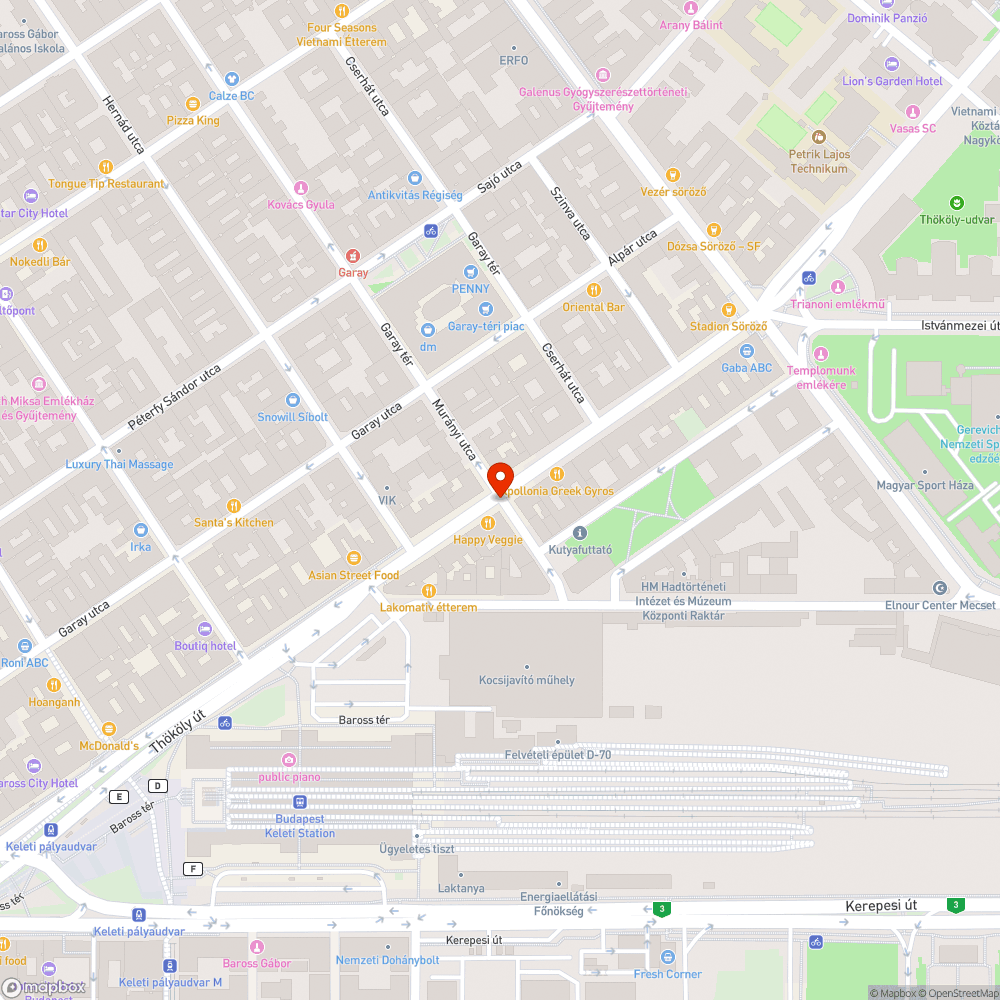 Megrongálódott parkolásgátló oszlop bejelentés helye