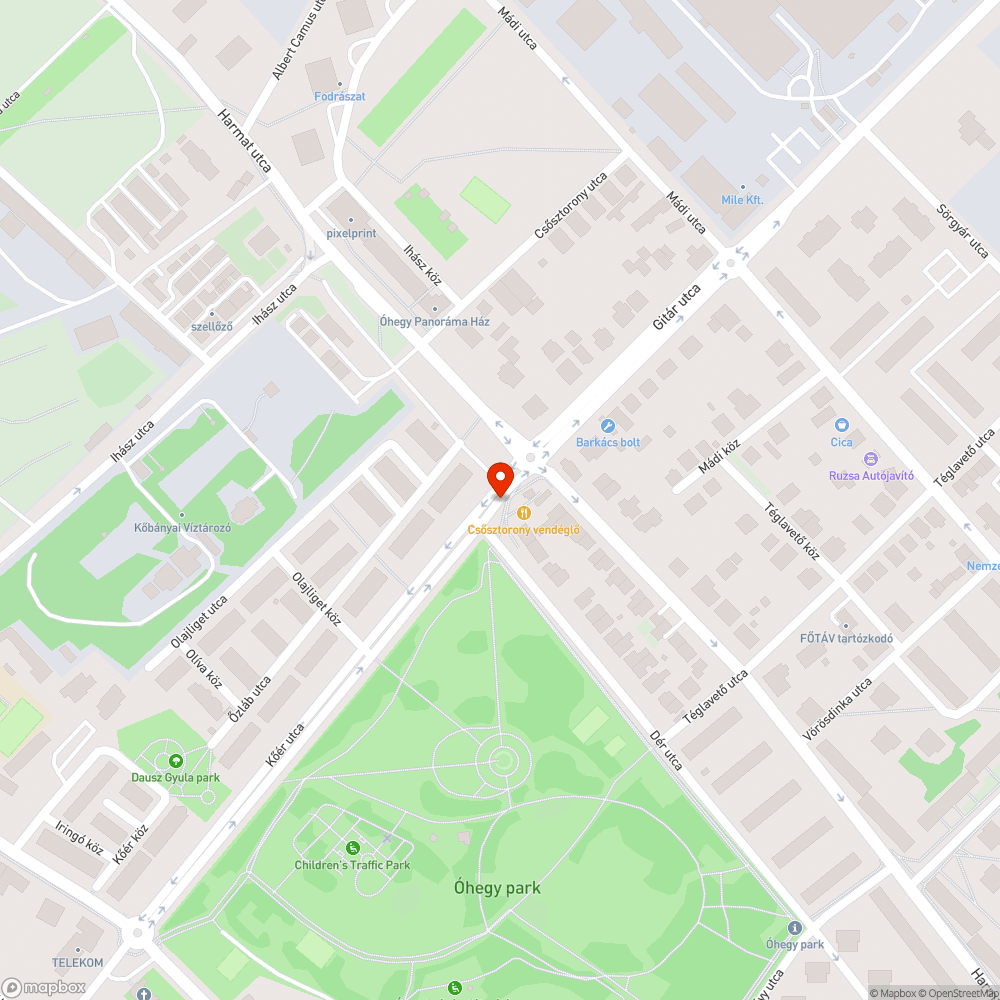 Kiegett izzó az úttest feletti armatura egyikében bejelentés helye