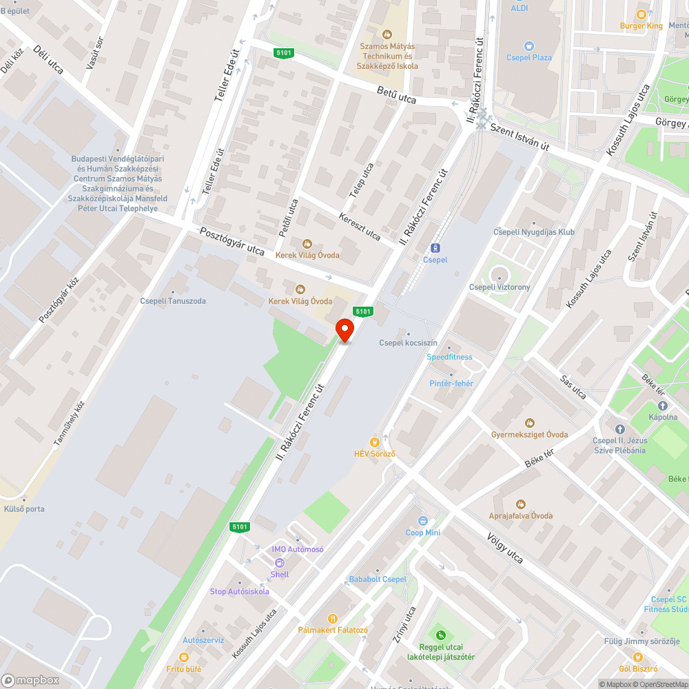 Megint szemét I. bejelentés helye