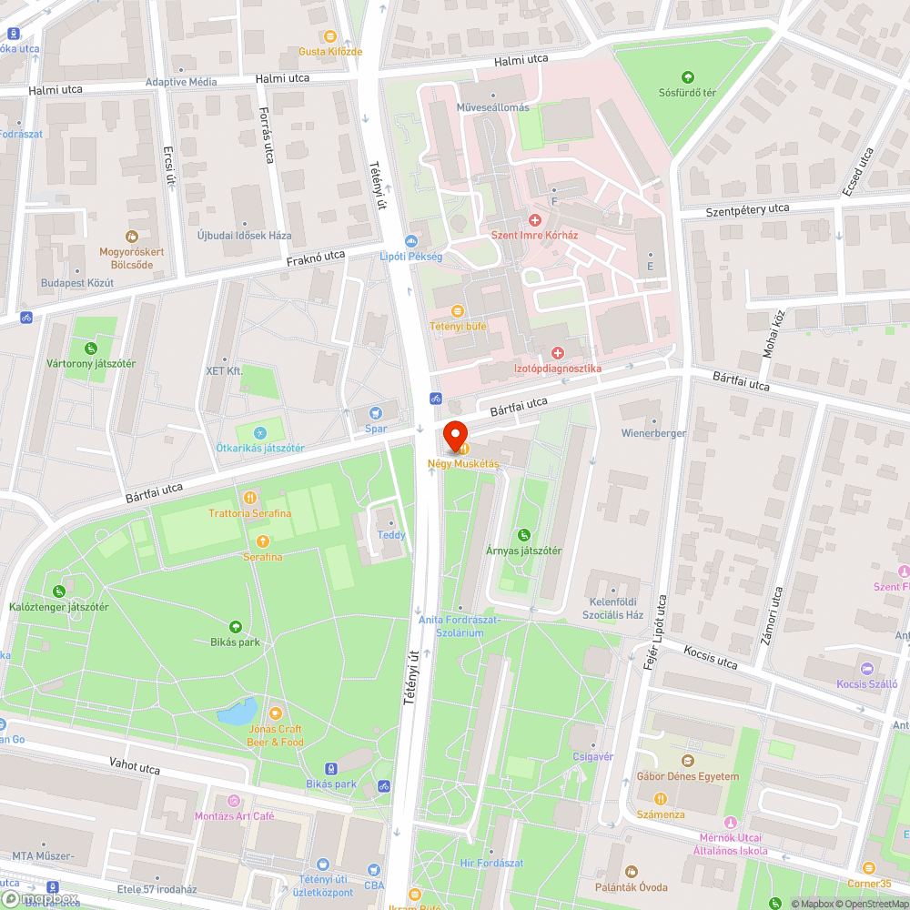 Darabokra tört, balesetveszélyes járdaszakasz bejelentés helye