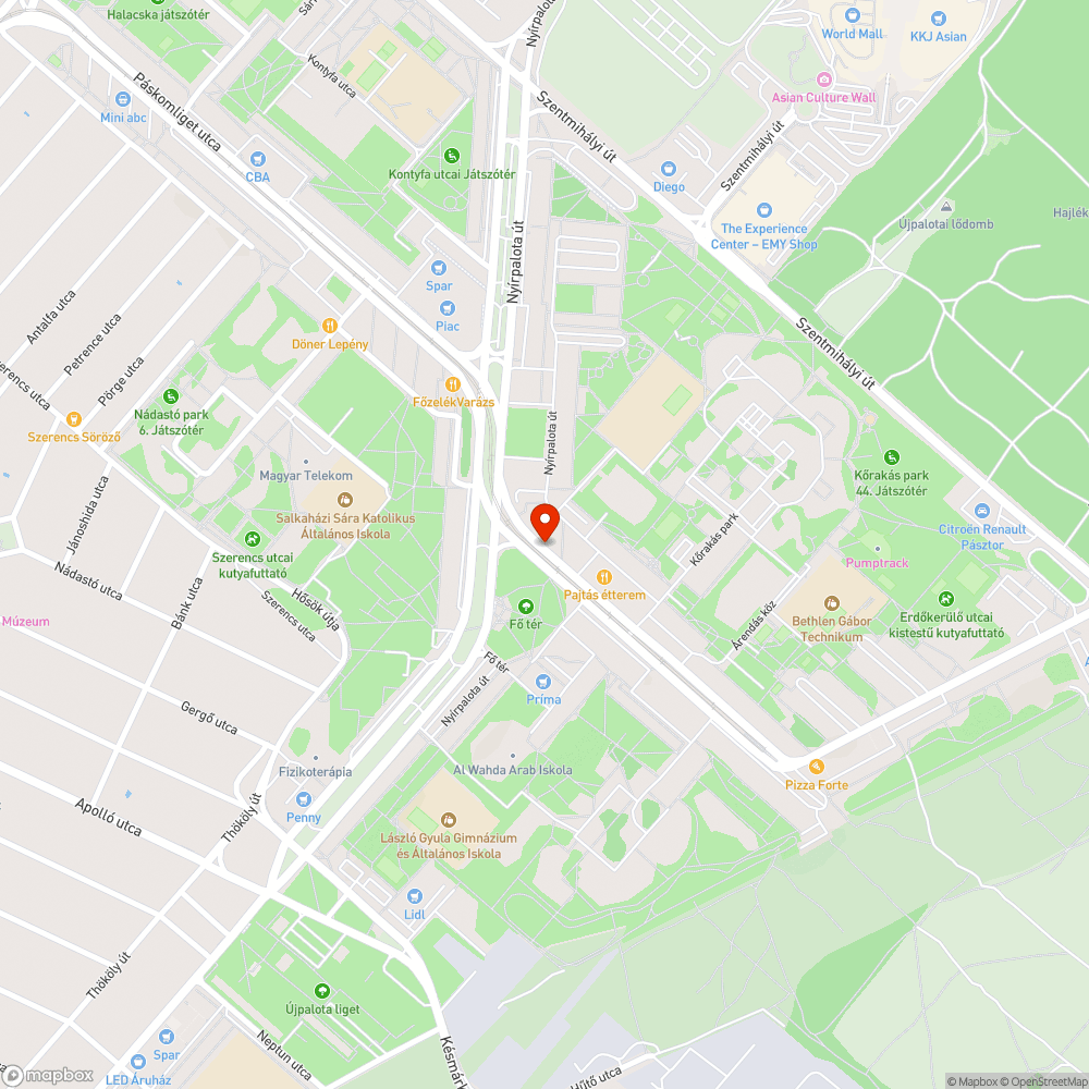 Retek bejelentés helye