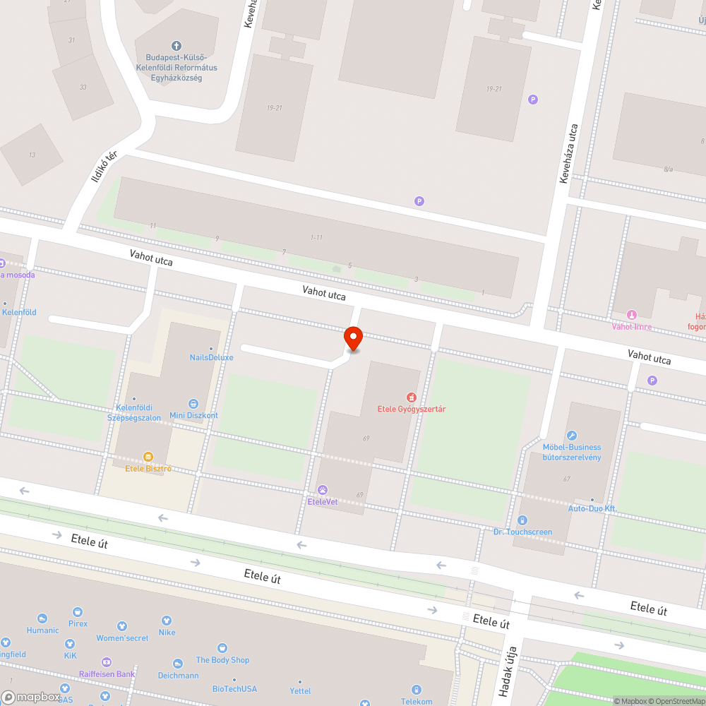 Alacsony hatékonyságú csatornarács bejelentés helye