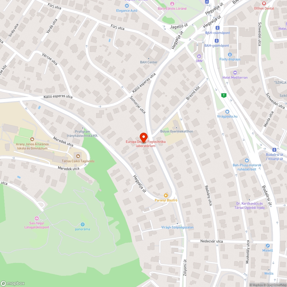 Szabálytalan parkolás bejelentés helye