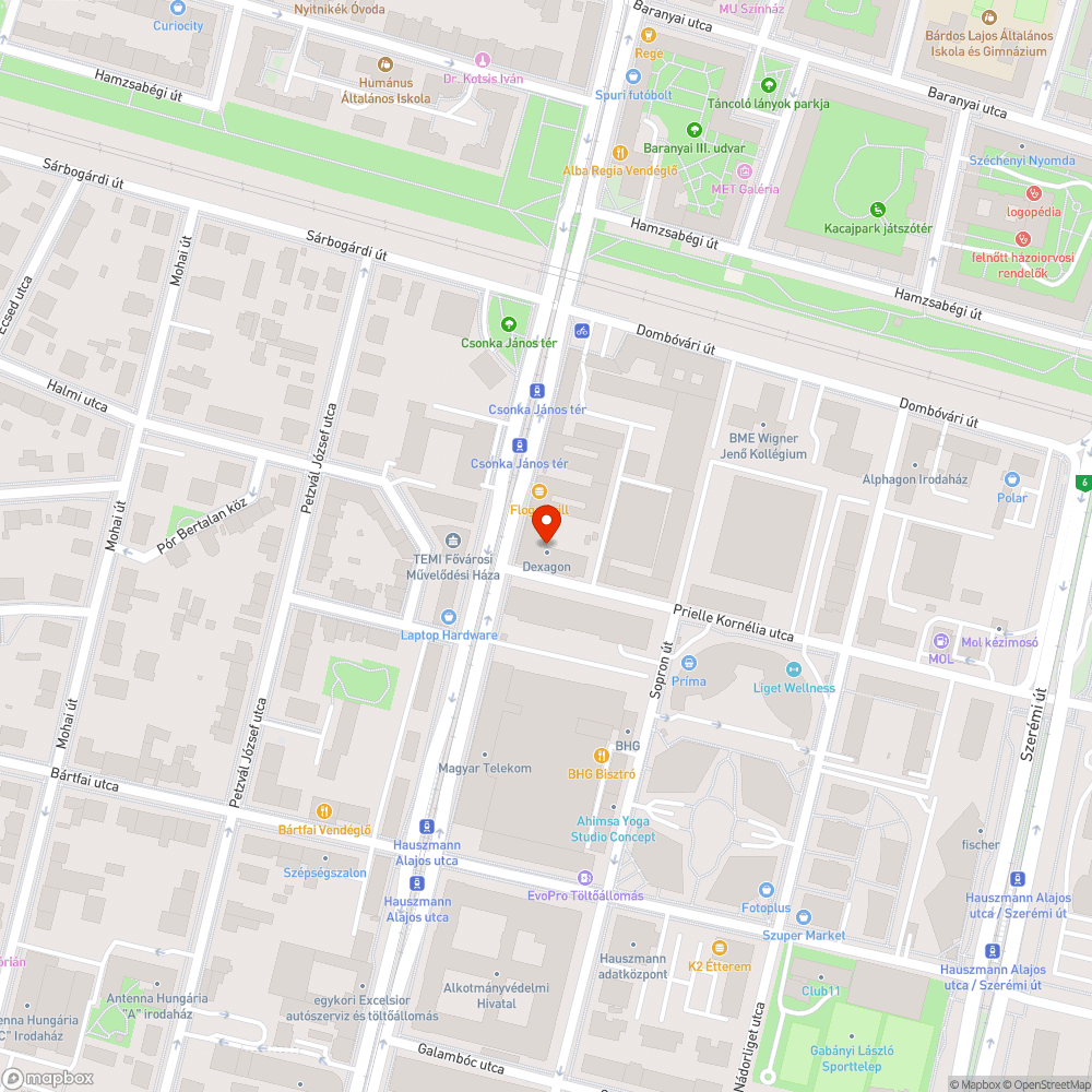 XI. ker. Gyakori tele szemetes bejelentés helye