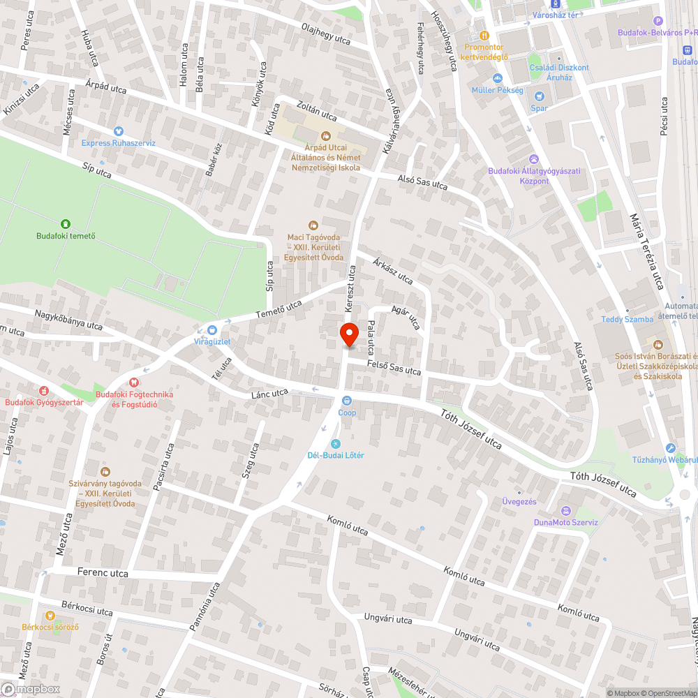 Kátyú -  Budapest, Kereszt u. 18, 1222 Hungary bejelentés helye