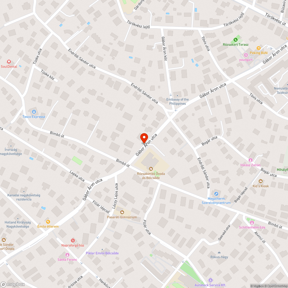 Nincs világítás a Gábor Áron utcában bejelentés helye