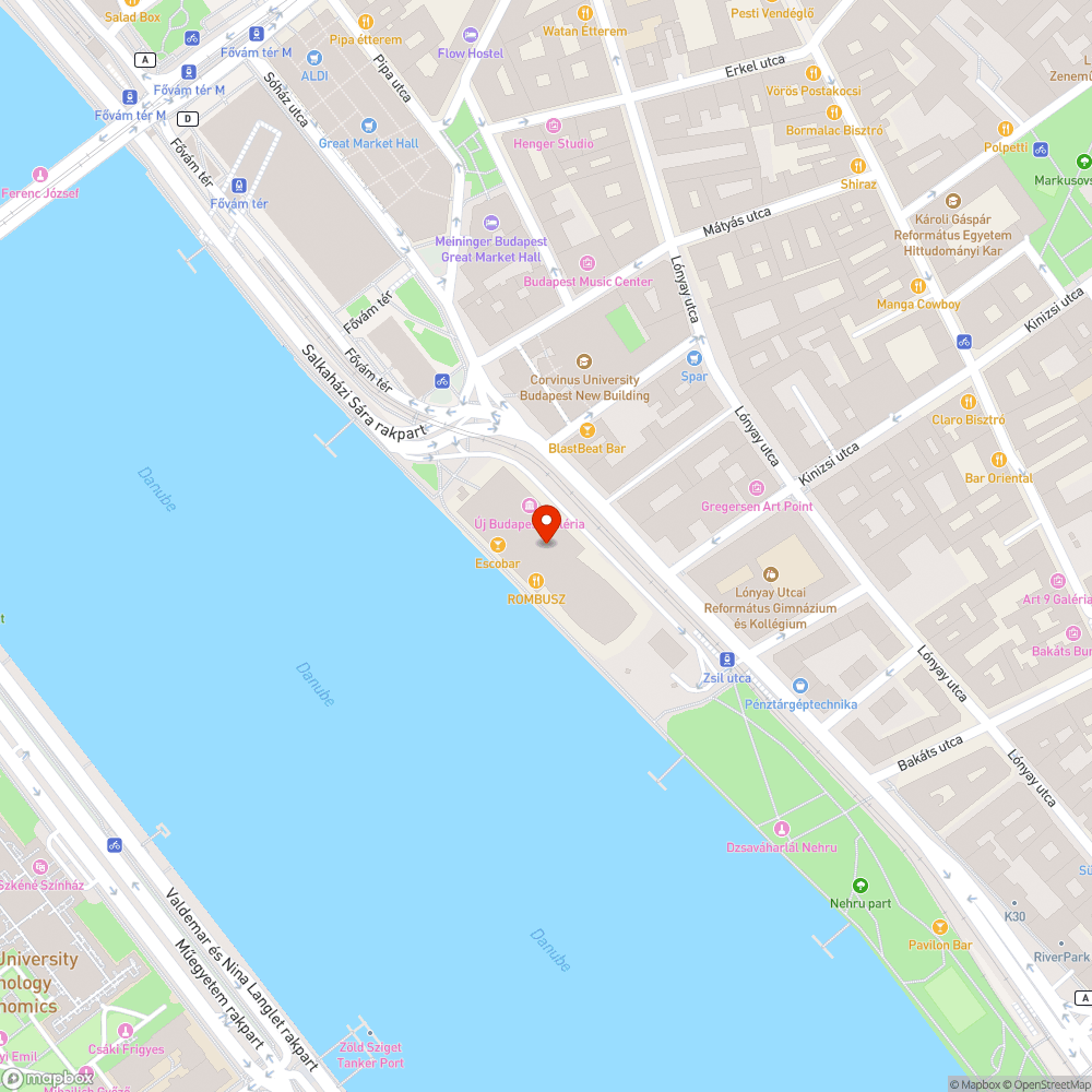 sötét bicikliút-szakasz bejelentés helye