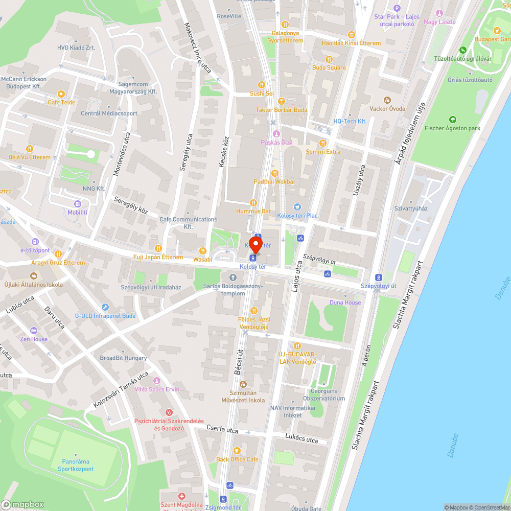 Valami bűzlik a Kolosy téren! bejelentés helye