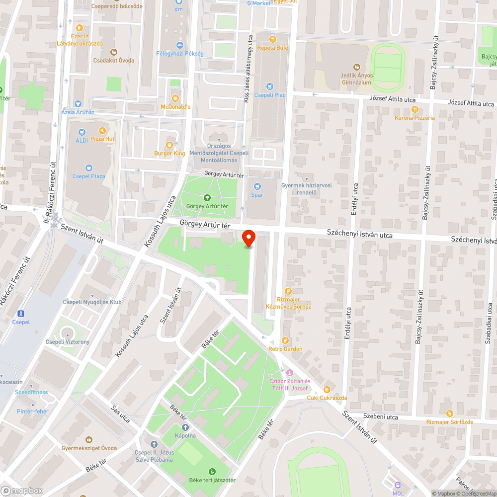 Kidöntött tábla bejelentés helye