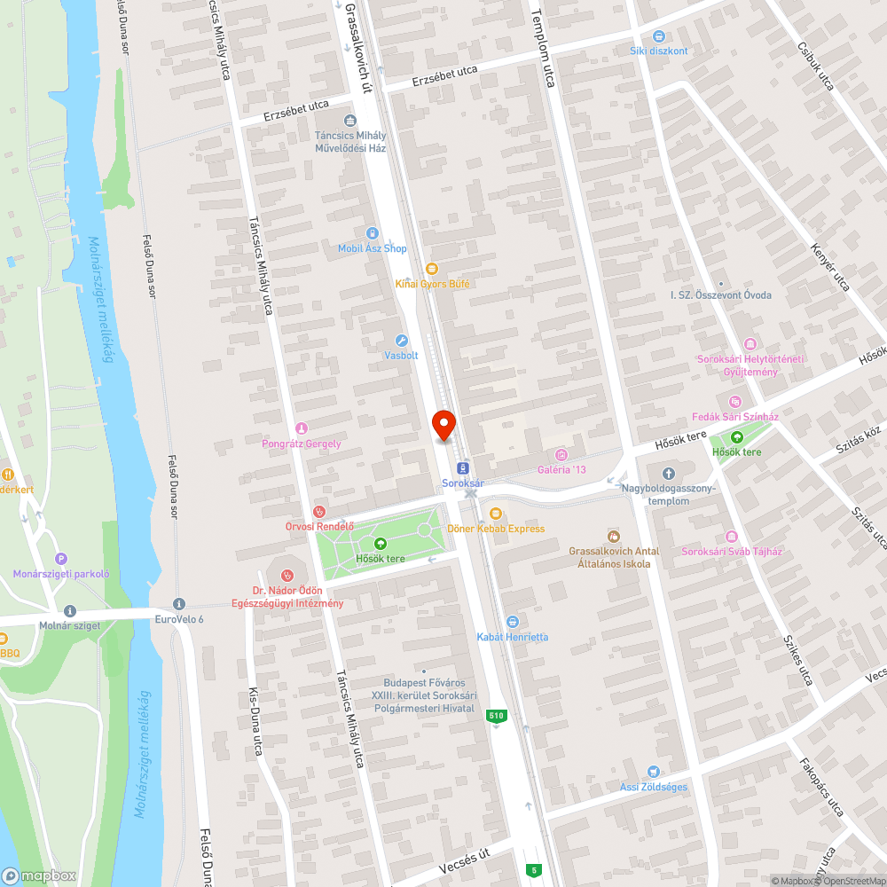 Balesetveszélyes fedlap | Soroksár, Hősök tere | bejelentés helye