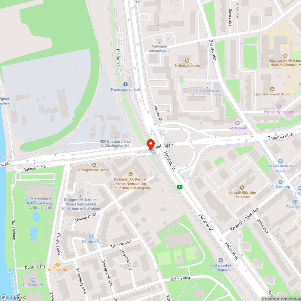 Festék bejelentés helye