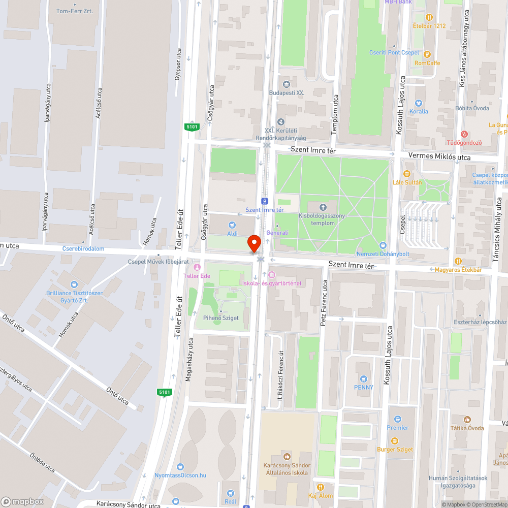 Lyuk | Szent Imre tér | bejelentés helye