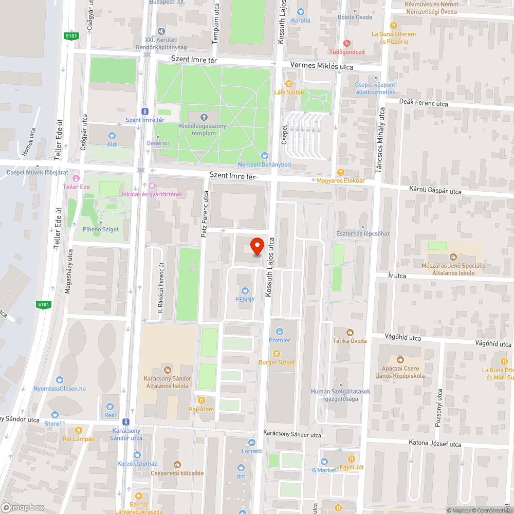 Kitört poller bejelentés helye