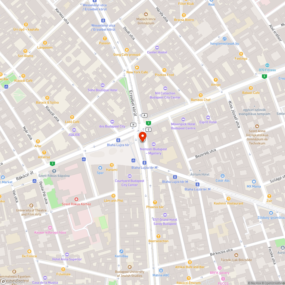 Hiányzó szemetes a Blahán bejelentés helye