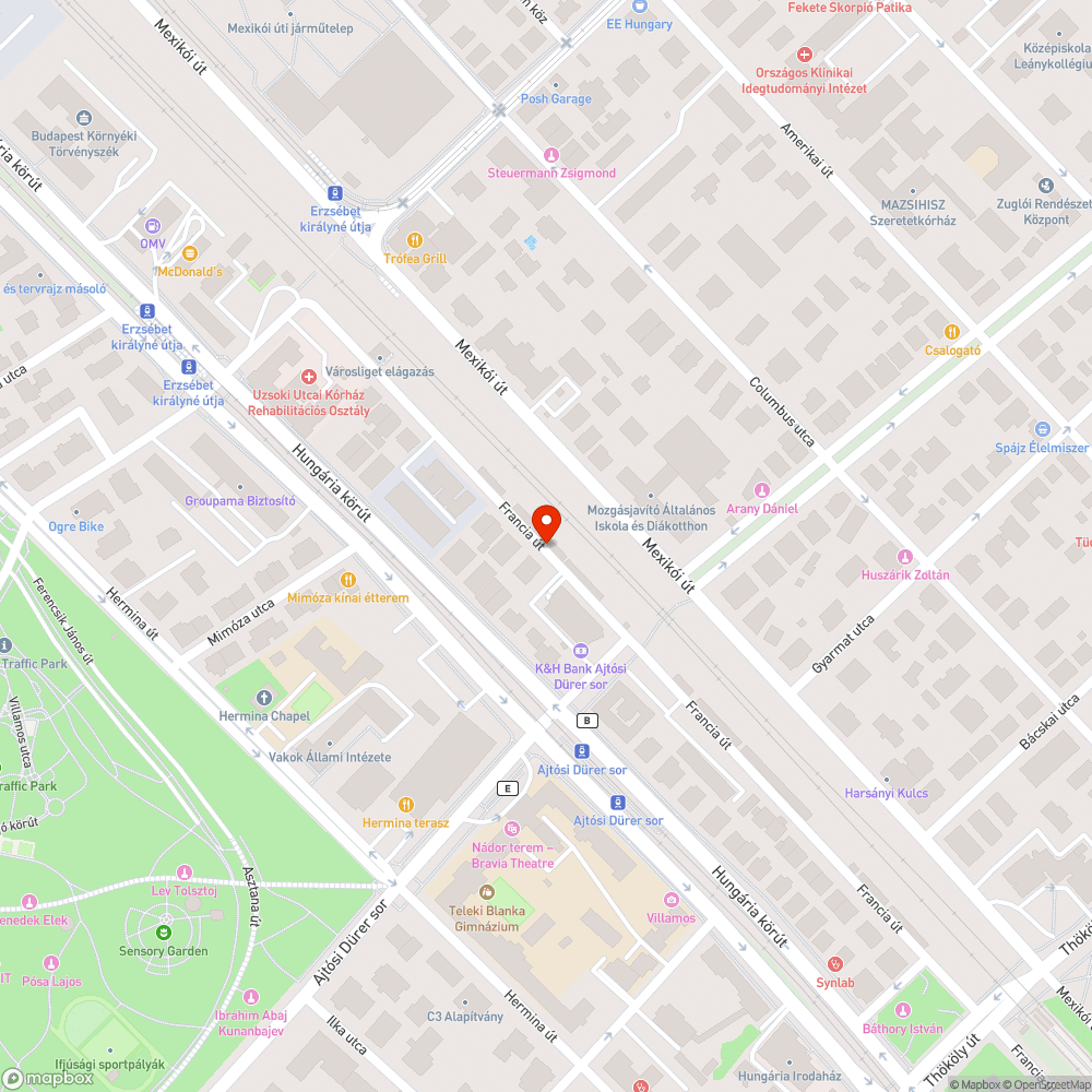 Zugló, Hungária körút elérése reggel bejelentés helye