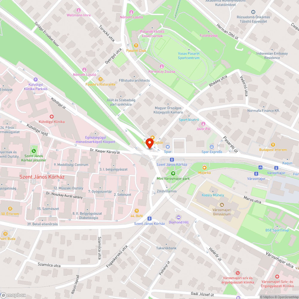 EAK KRESZ tábla kidöntve a Szilágyi E. fasoron bejelentés helye