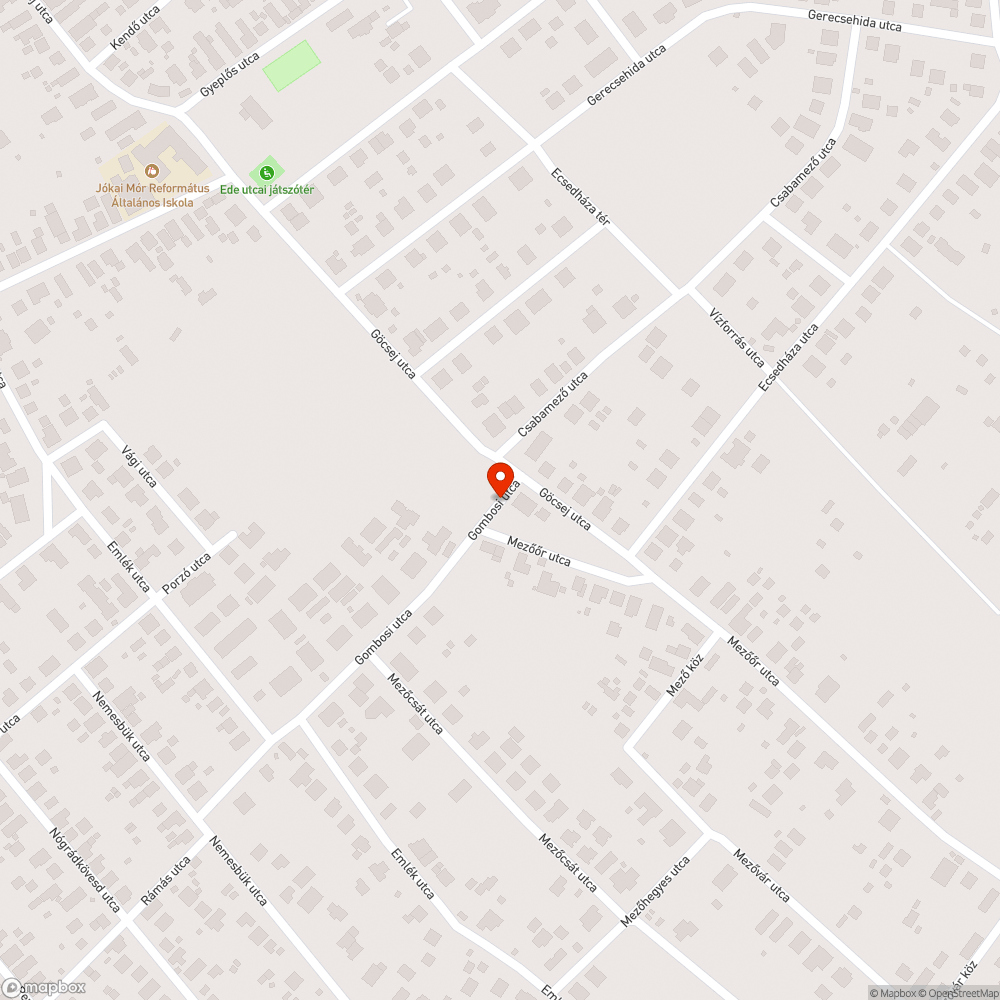 Szemét bejelentés helye