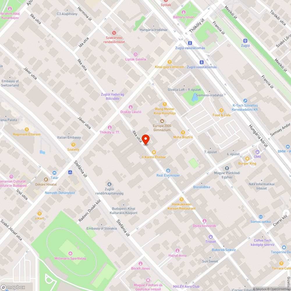 Töredezett, egyenetlen járdaszakasz bejelentés helye