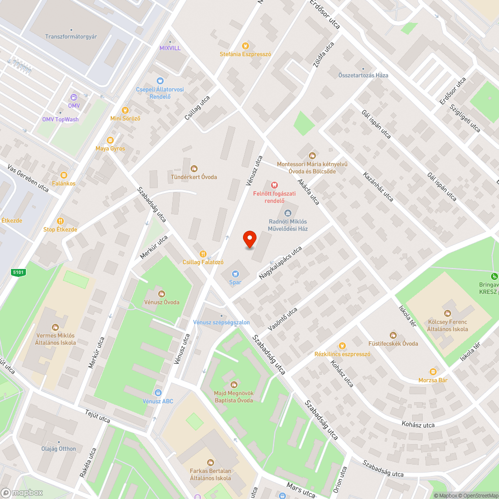 Üres telefonfülke bejelentés helye