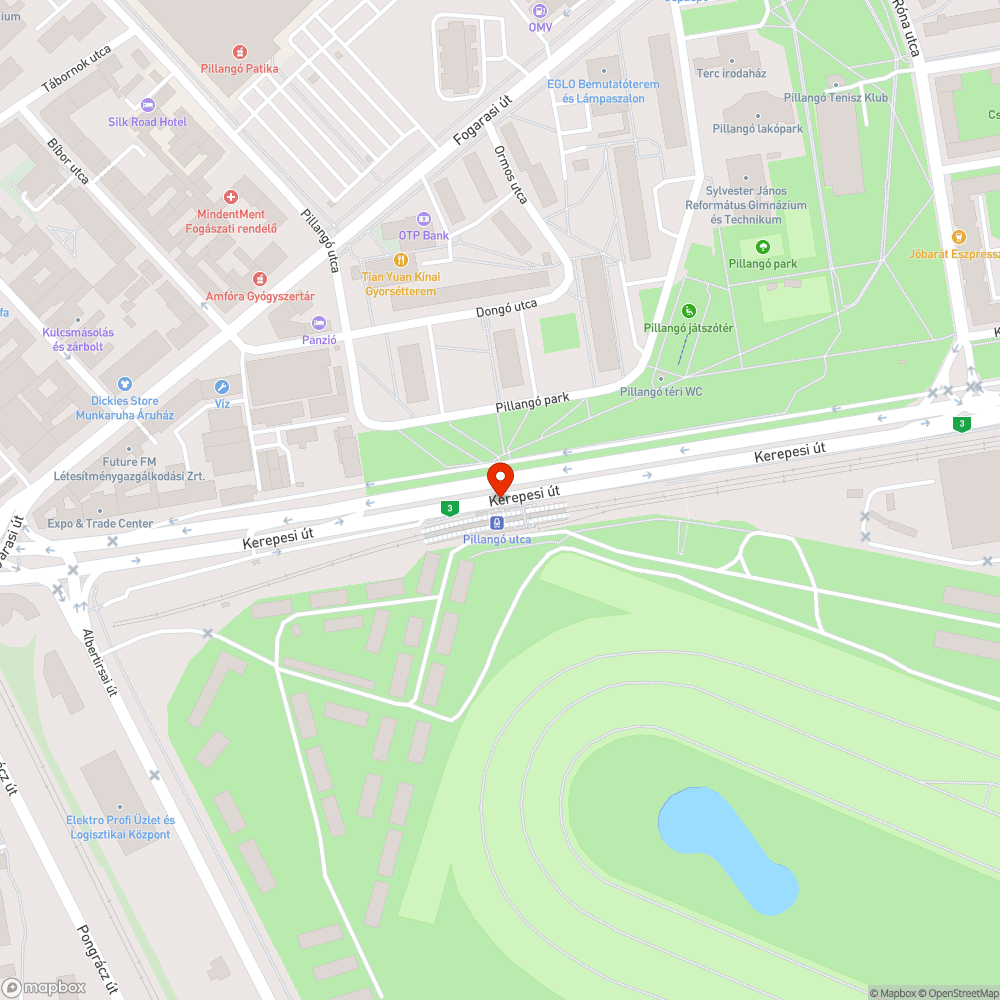 Hiányzó szemetes bejelentés helye