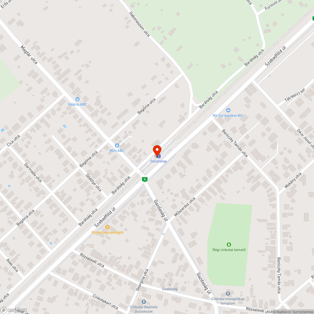 Csúnya kuka bejelentés helye