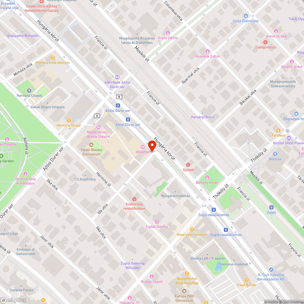 Hiányzó hulladékgyűjtő edény bejelentés helye