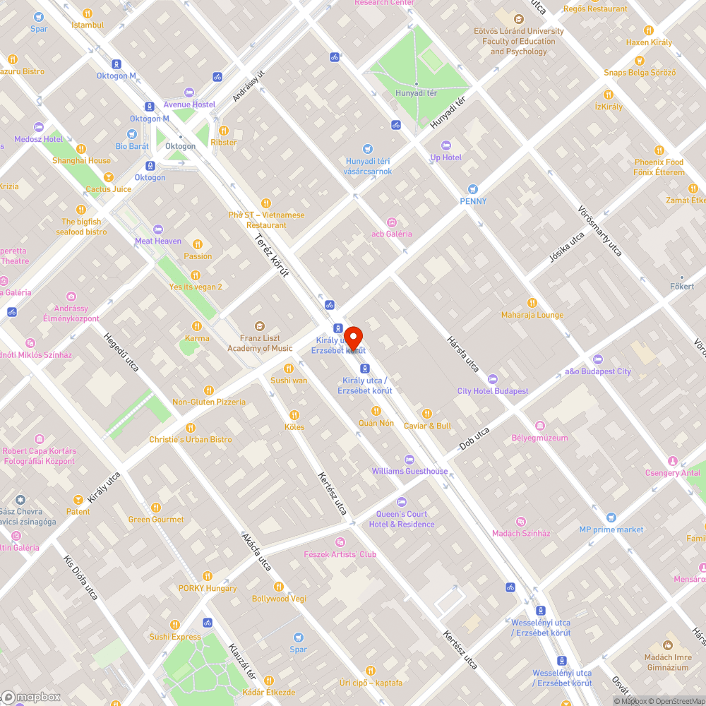 Hiànyzò korlàt a Kiràly utcai 4-6 villamos  megàllòban bejelentés helye