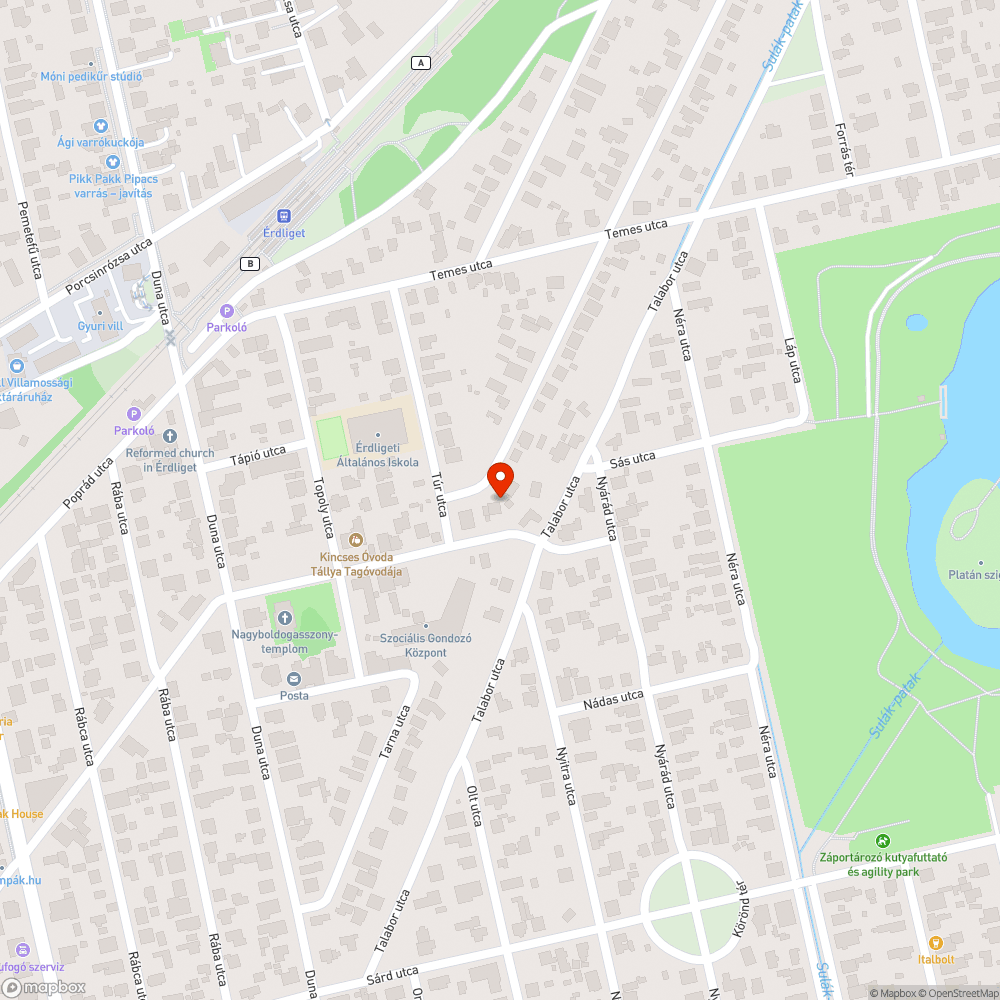 Serült csatornafedél bejelentés helye