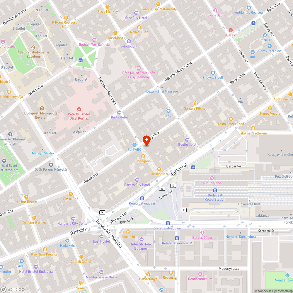 Megrongálódott közúti jelzőtábla bejelentés helye