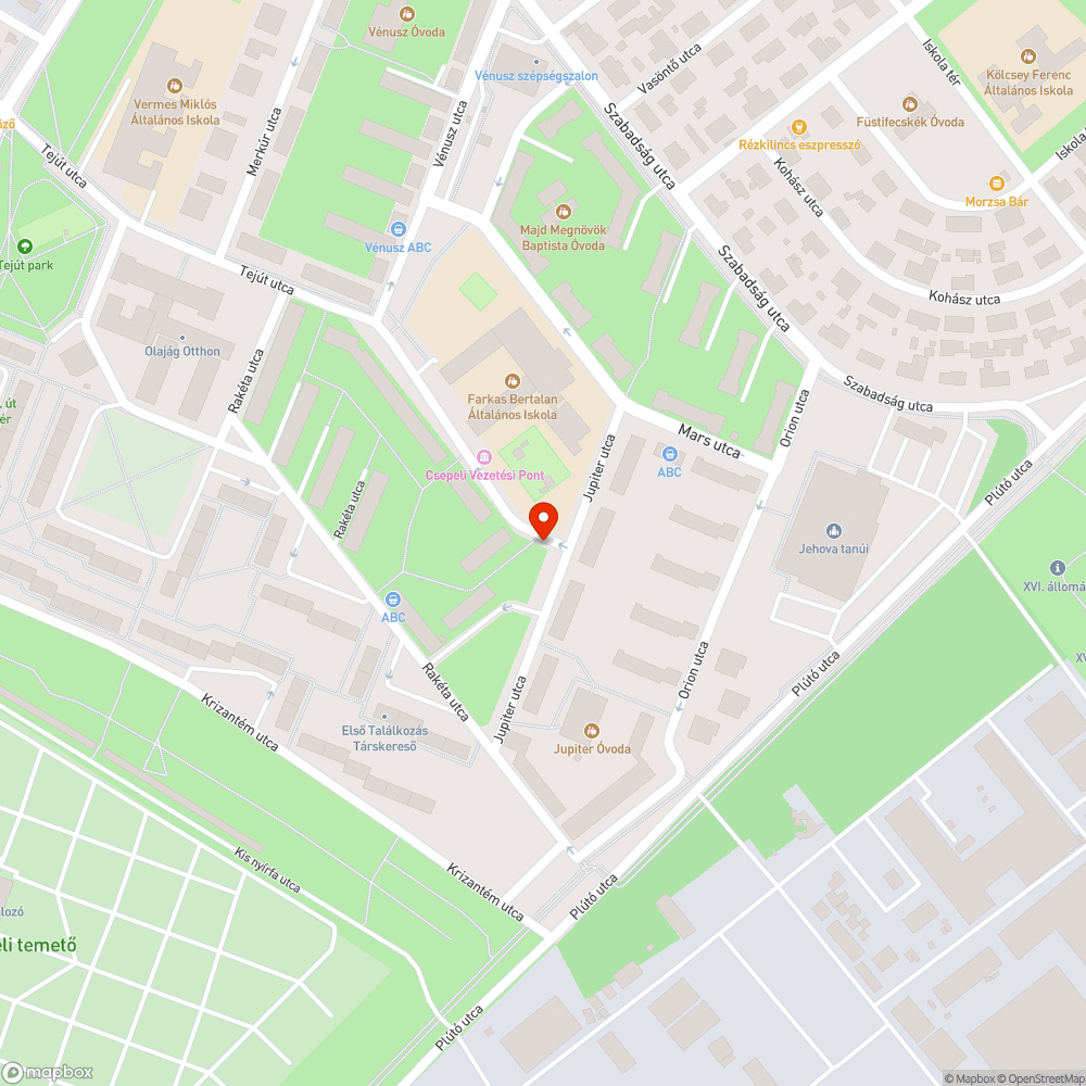 Üres dupla telefonfülke bejelentés helye