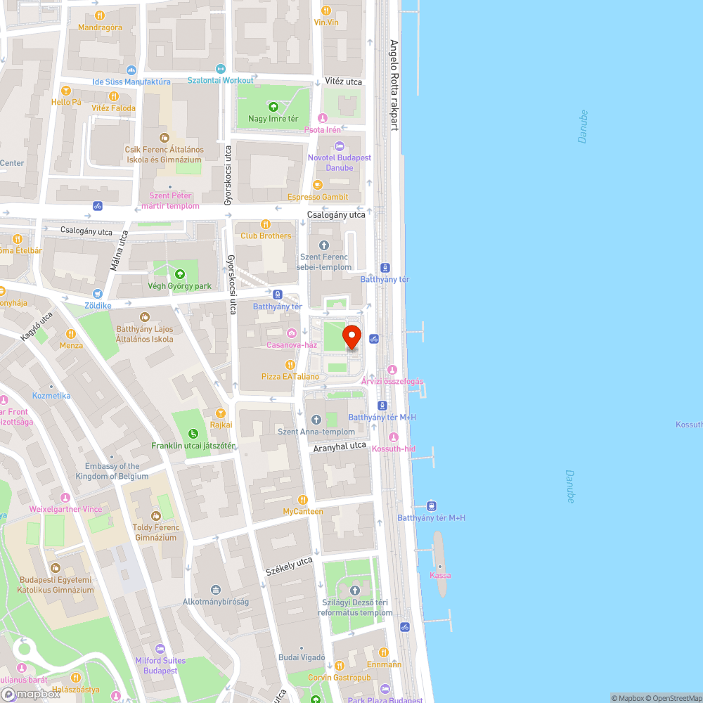 Graffitis aluljáró a Batthyány téren bejelentés helye