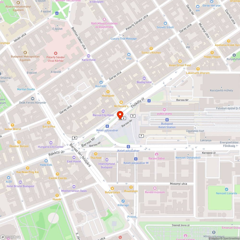 Futár kijelző telepítése a Keletihez (még mindig) bejelentés helye