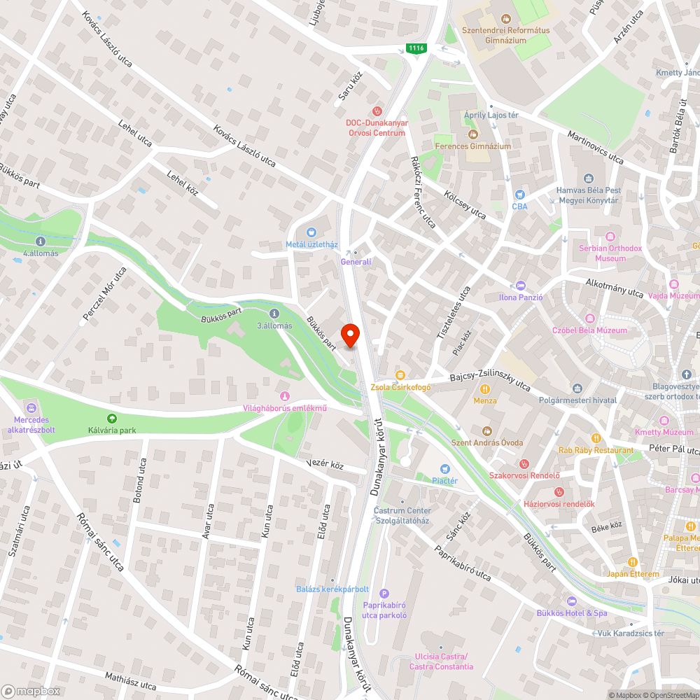 Közterületre kitett zöldhulladék a Bükkös parton bejelentés helye