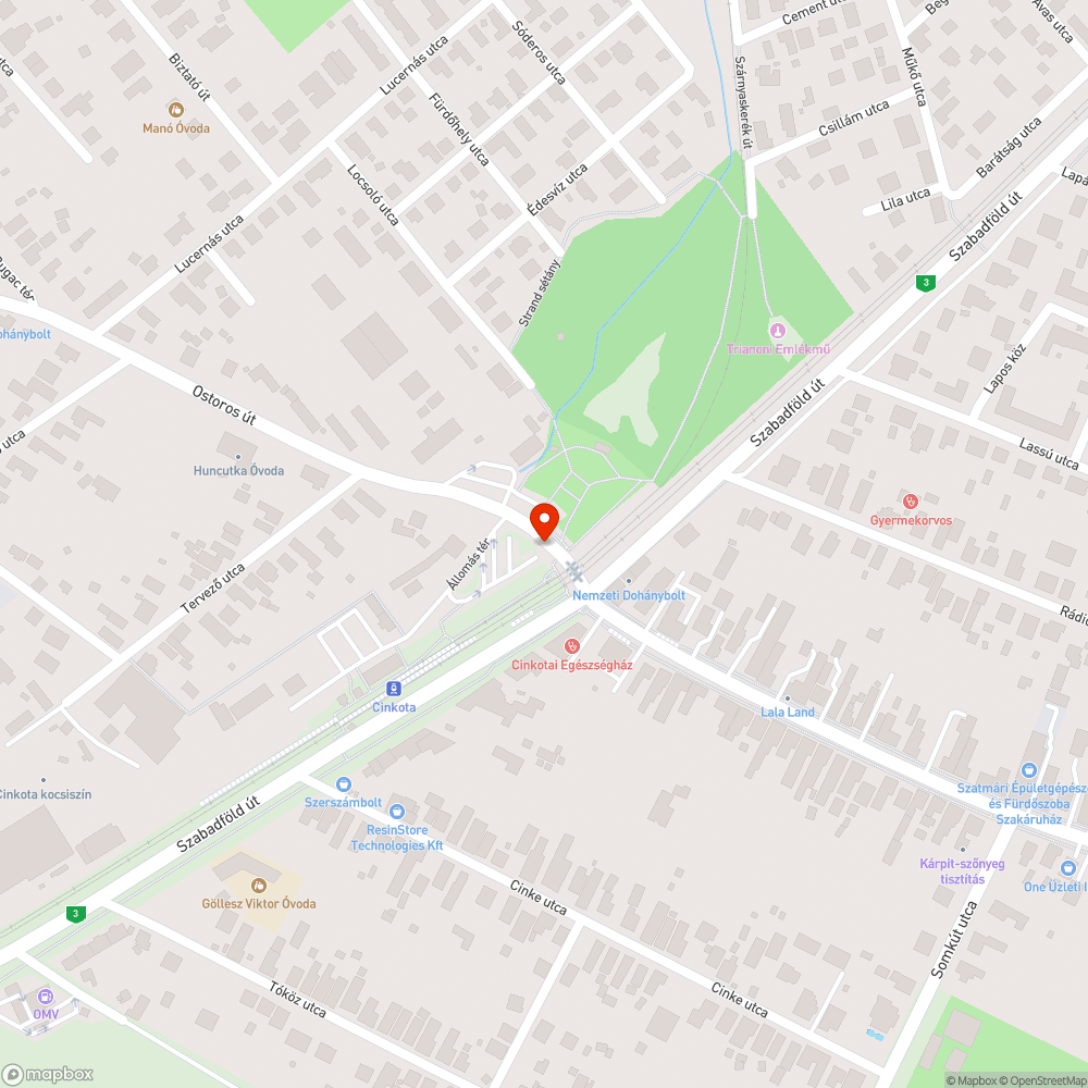 Régi gomb bejelentés helye