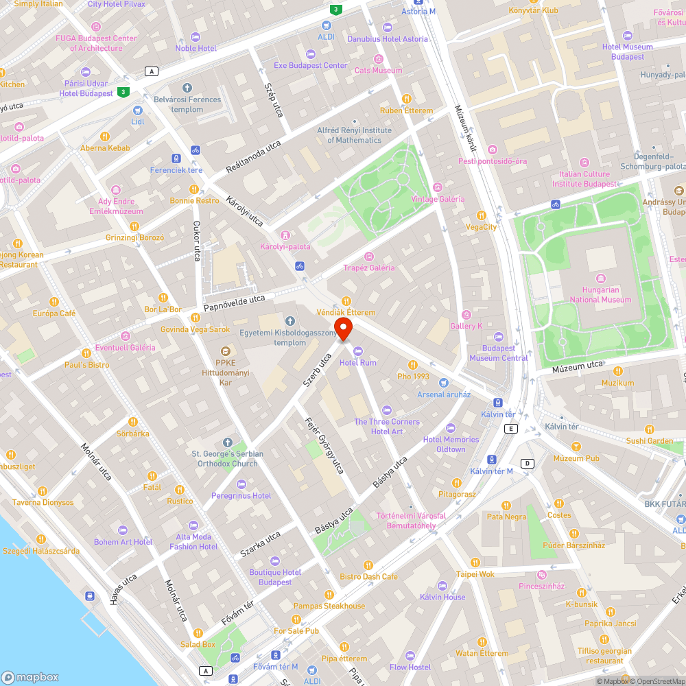 Védtelen járda bejelentés helye