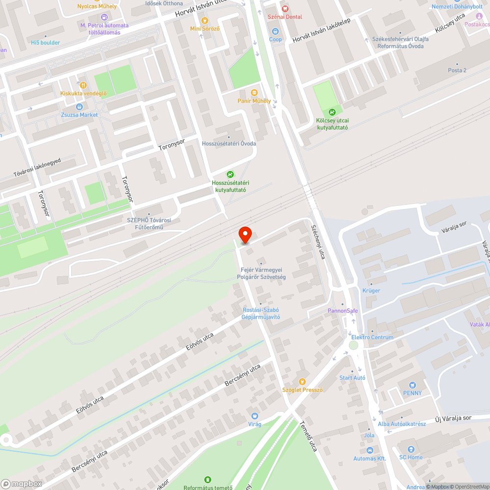 Szeméthegy a vasút mellett bejelentés helye