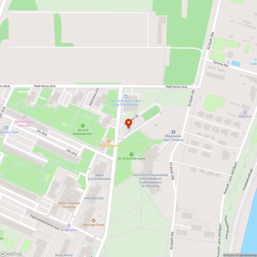 Újmegyeri tér végállomás bejelentés helye